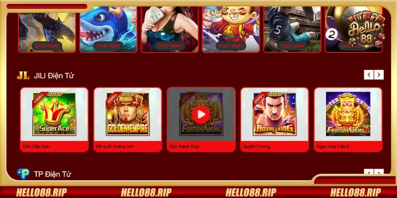 Sản phẩm Hello88 dẫn đần thị trường