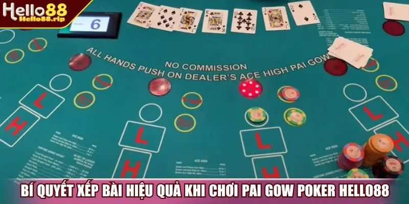 Bí quyết xếp bài hiệu quả khi chơi Pai Gow Poker Hello88