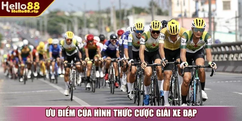 Ưu điểm của hình thức cược giải xe đạp